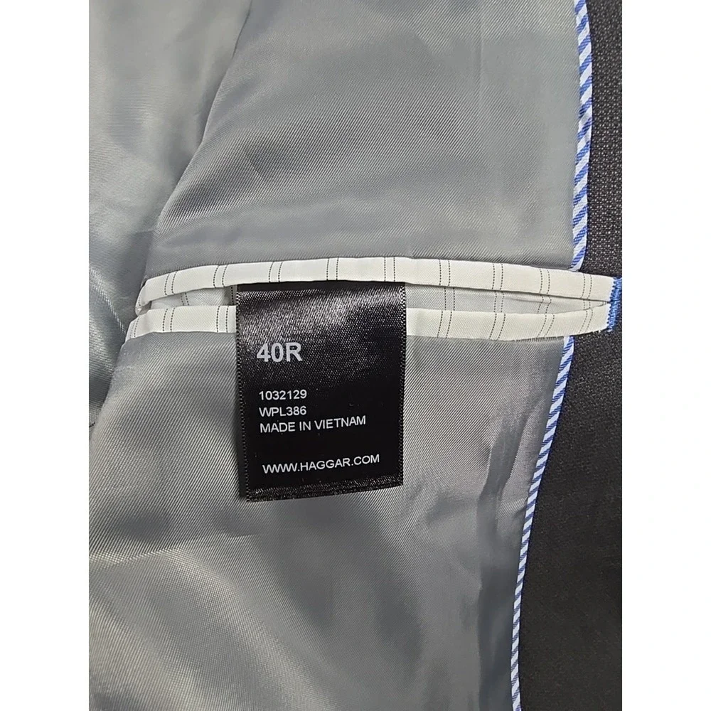 NWT Haggar Stretch Blazer 40R Classic Career Sport‎ Coat Men's